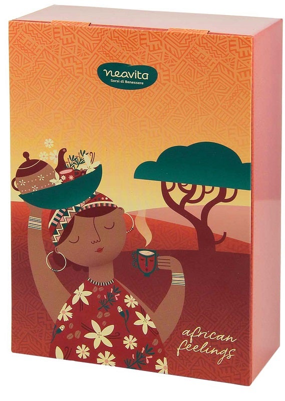 Neavita rooibos tè sul nilo filtroscrigno in royal box viaggi di benessere africa