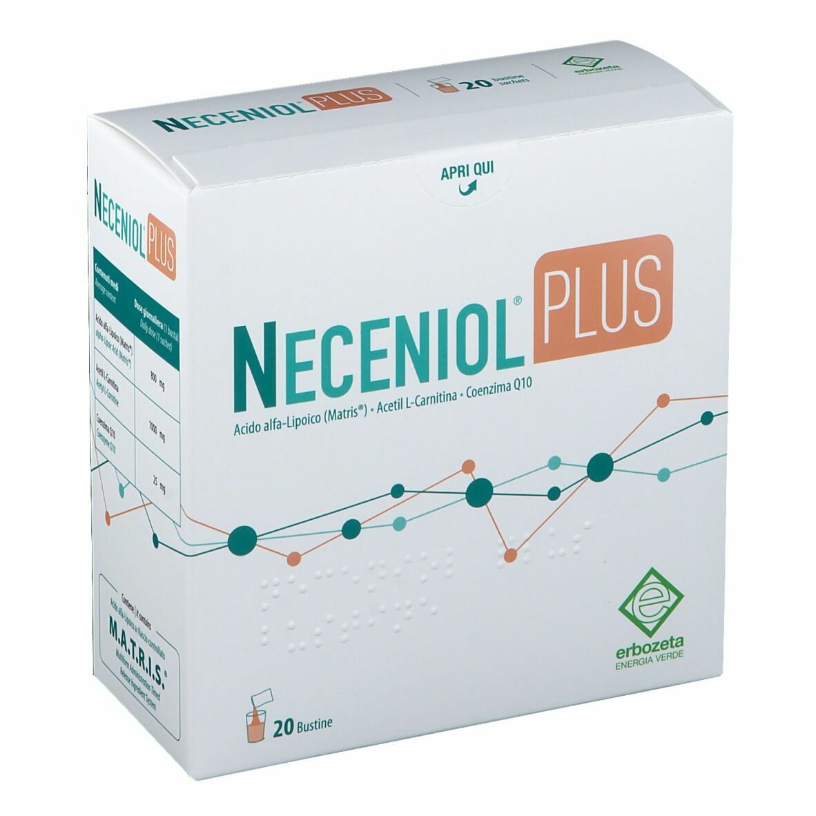 Neceniol plus 20 bustine
