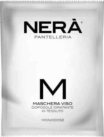 Nera' maschera tessuto doposole