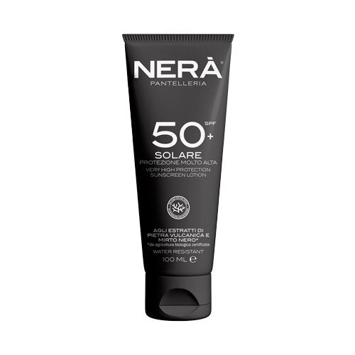 Nera' pantelleria travel size crema solare protezione molto alta spf50+ 100 ml