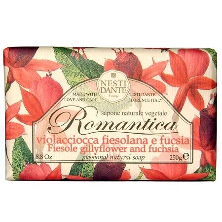 Nesti dante romantica sapone violacciocca fiesolana e fucsia 250g
