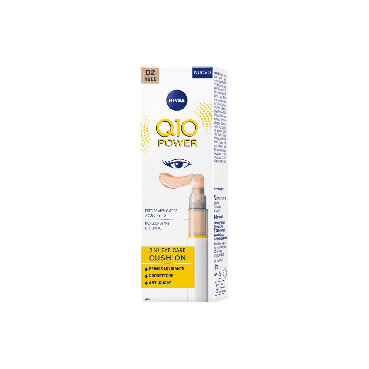 Nfc q10 cushion occhi nude 4ml