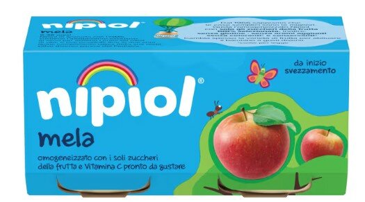 Nipiol omogeneizzato mela 2x80g