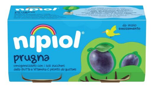 Nipiol omogeneizzato prugna 2x80g