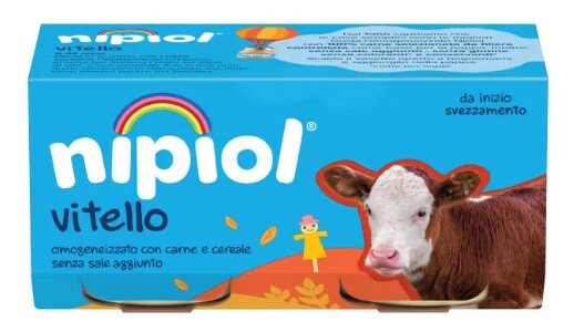Nipiol omogeneizzato vitello 2x80g
