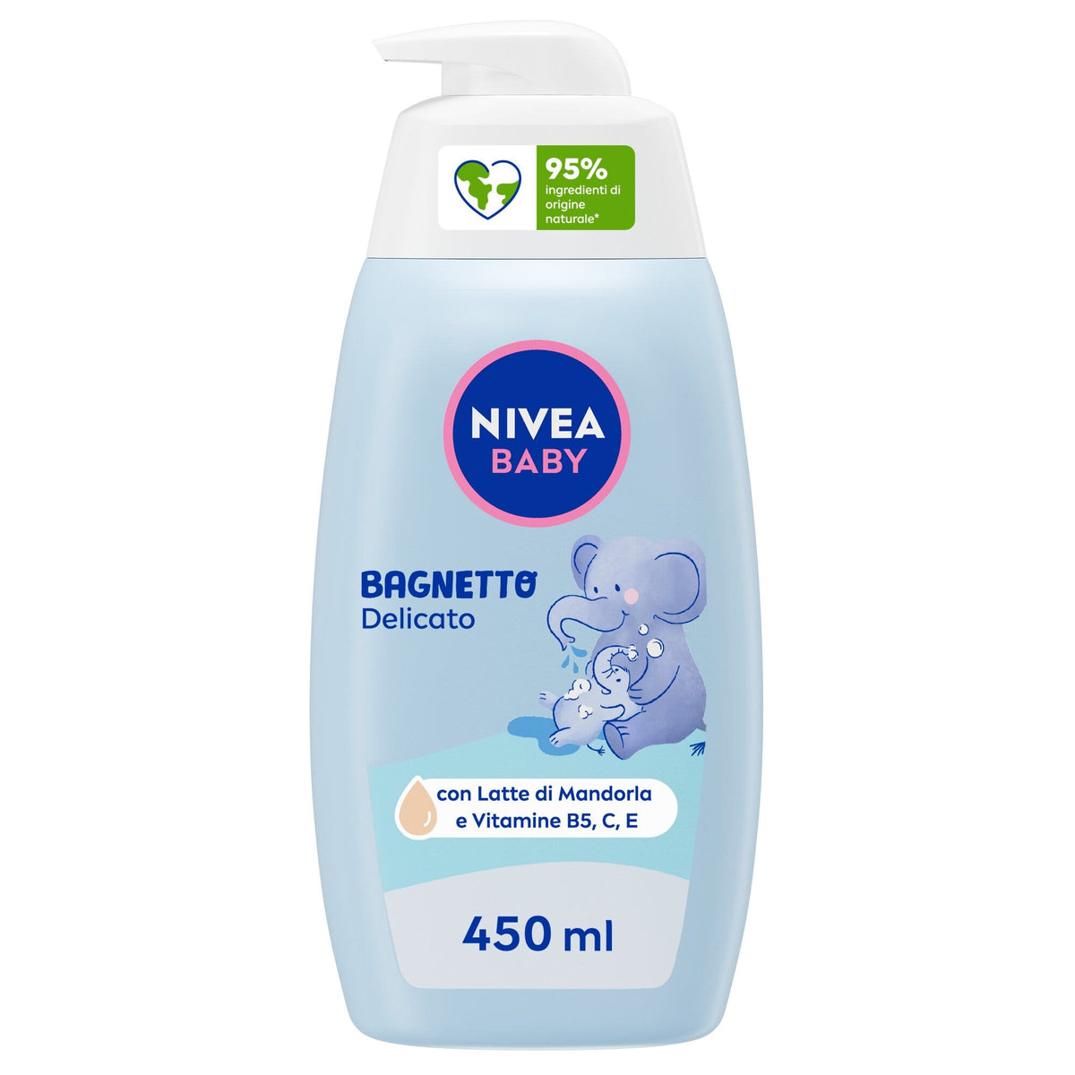 Nivea baby bagnetto delicato 450ml