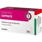 Nova1947 glicerolo bb 18 supposte