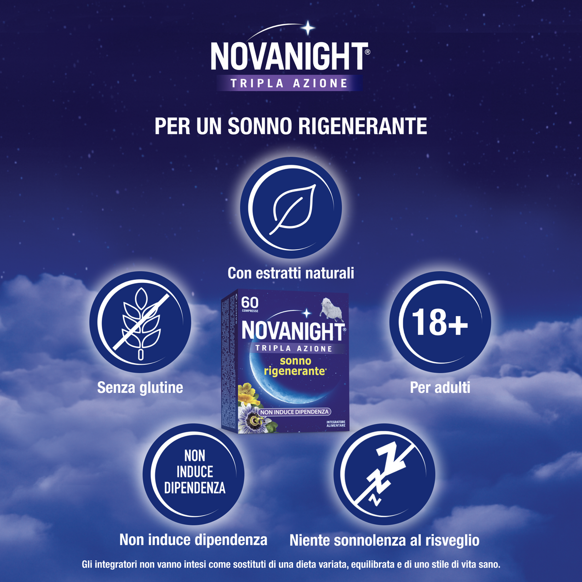 Novanight bipacco 30+30 compresse