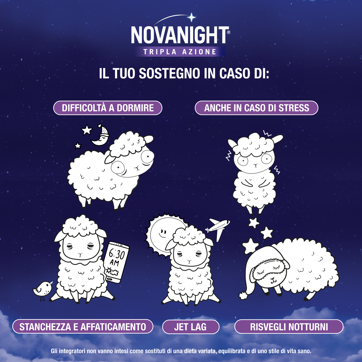 Novanight bipacco 30+30 compresse