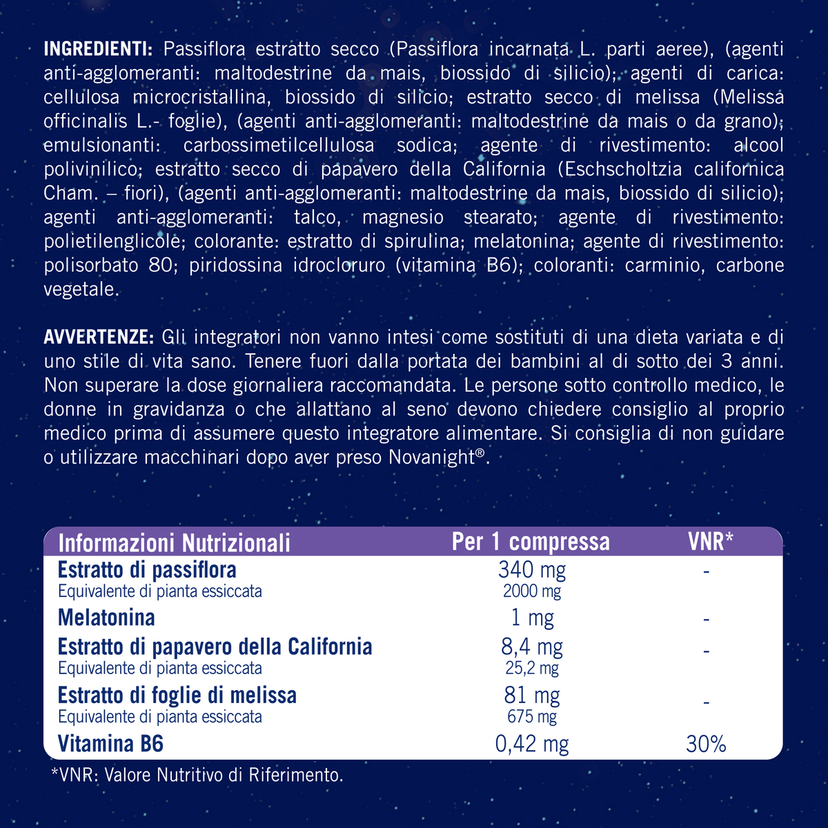 Novanight bipacco 30+30 compresse