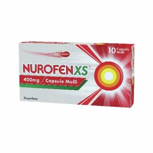 Nurofenxs 10 capsule molli 400mg