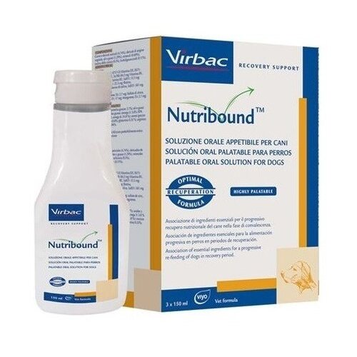 Nutribound soluzione orale appetibile per cani 3 flaconi da150 ml