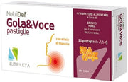 Nutridef gola & voce miele 20 pastiglie