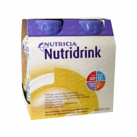 Nutridrink banana 4 x 200 ml