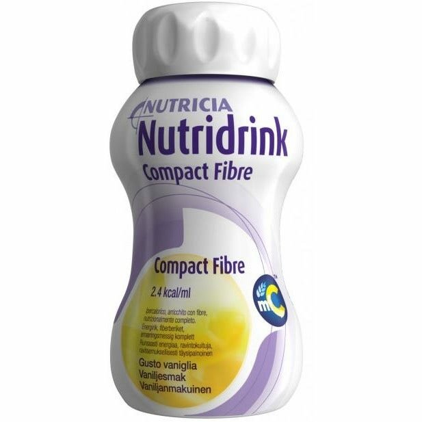 Nutridrink compact fibre vaniglia 125 ml 4 pezzi