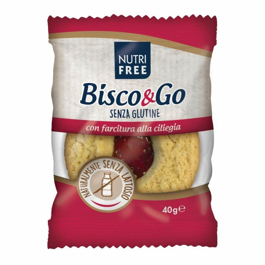 Nutrifree bisco&go ciliegia 40 g