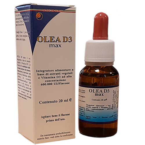 Olea D3 Max Gocce Integratore Vitamina D3 20 ml