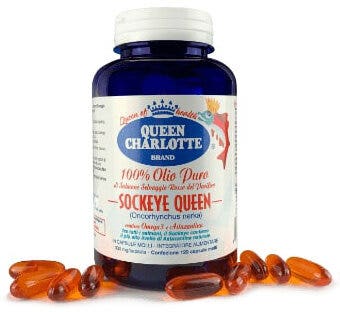 Olio puro salmone rosso 120 capsule