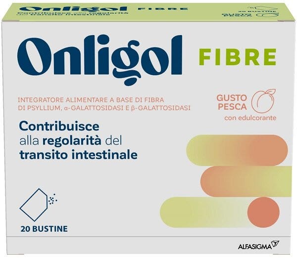 Onligol fibre gusto pesca 20 bustine
