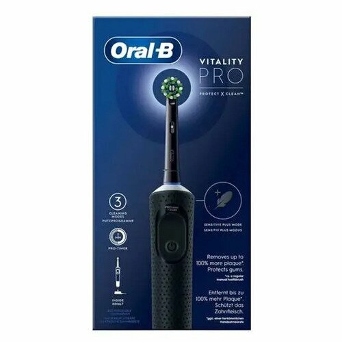 Oral B Vitality Pro Spazzolino Elettrico Ricaricabile Pulizia 2D Black 1 Pezzo