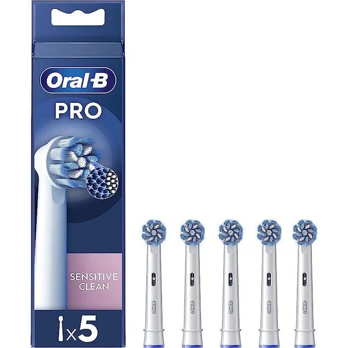 Oralb power refill eb50 sensitive 5 pezzi