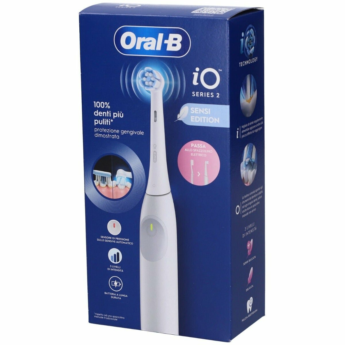 Oralb power spazzolino elettrico io2 sensi edition
