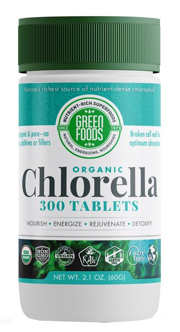 Organic chlorella 300 tavolette
