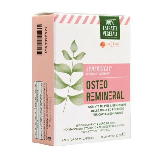Osteo remineral 60 capsule