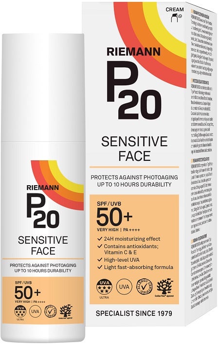 P20 protezione soluzione viso spf50+