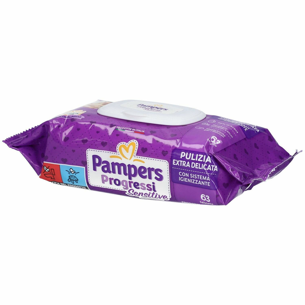 Pampers salviettine sensitive aloe 63 pz