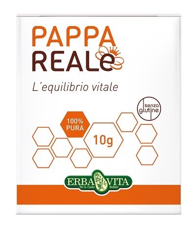 Erbavita pappa reale fresca pura al 100% 10 g 