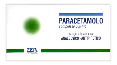Paracetamolo 500 mg Zeta 20 Compresse