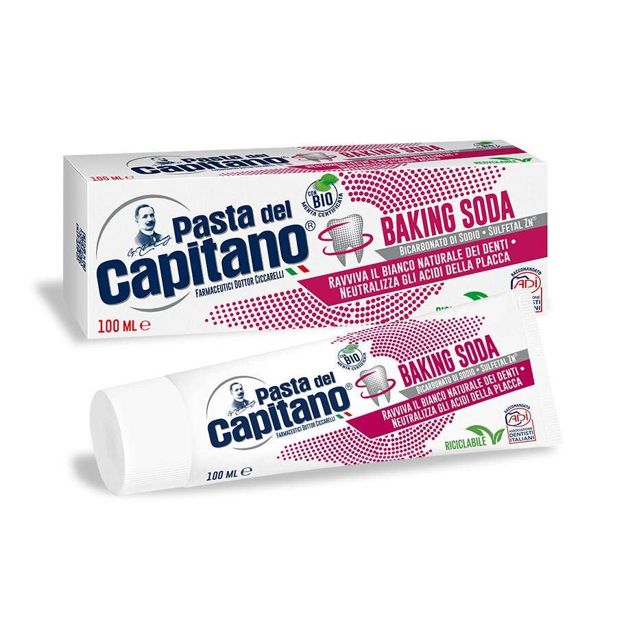 Pasta capitano dentifricio baking soda 100ml