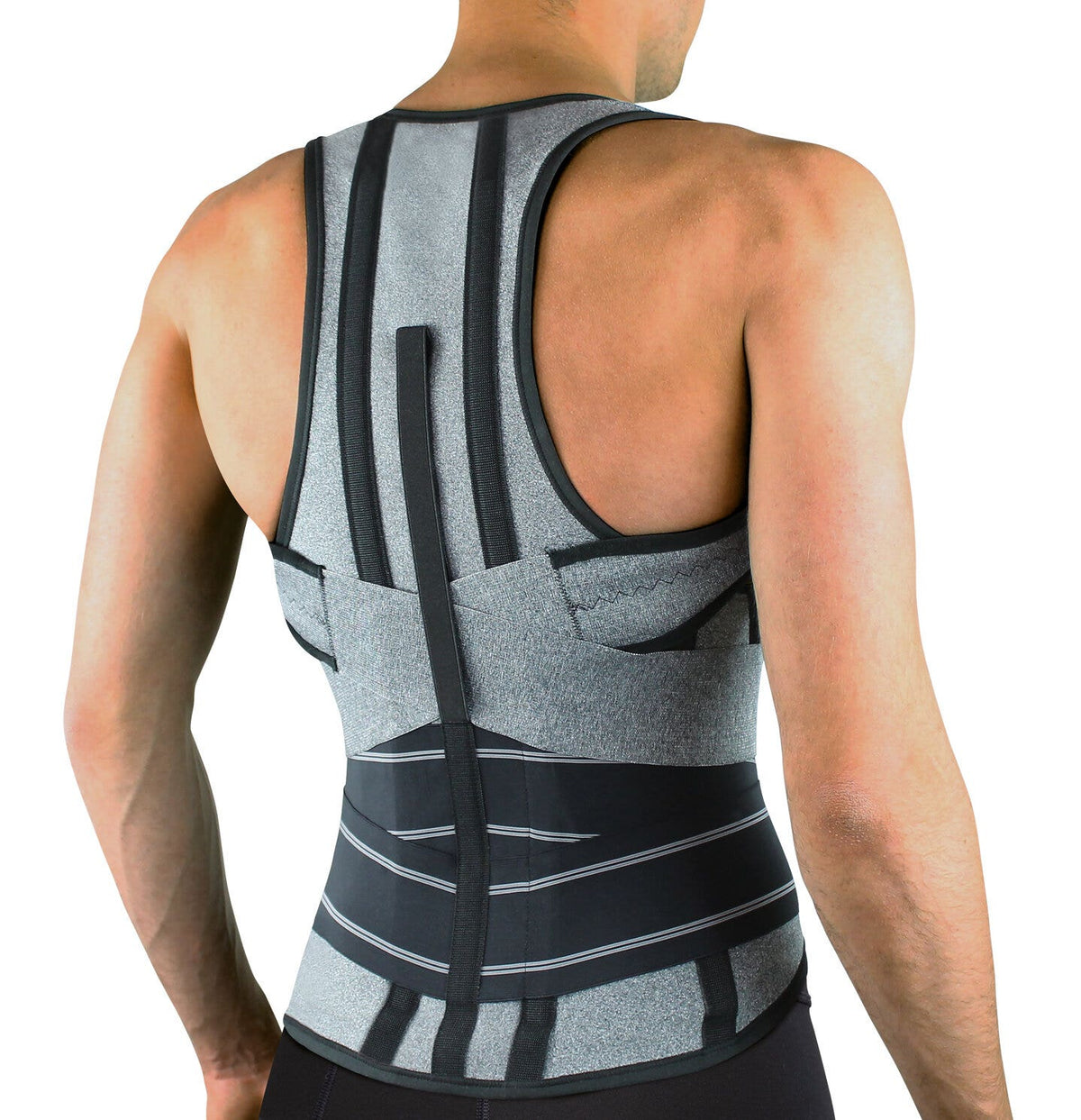 Pavis corsetto dorso-lombo-sacrale modulare colore grigio scuro taglia l cod. 554