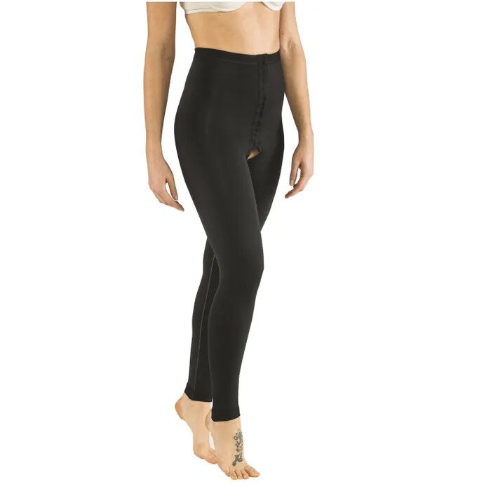 Pavis wellness 372 guaina per liposuzione lunga con allacciatura nero taglia xxxl