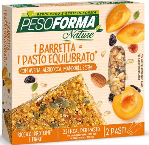 Pesoforma barretta semi frutta 2 x 60 g
