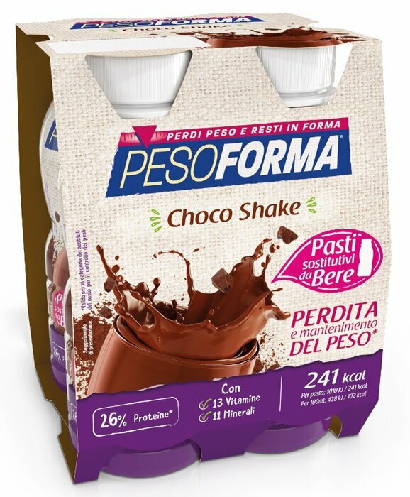 Pesoforma choco shake 4x236ml