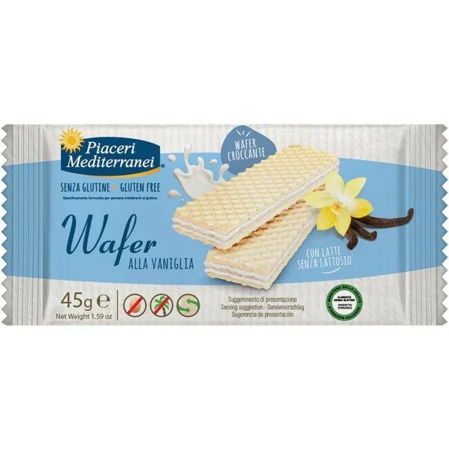 Piaceri medit wafer van 45g