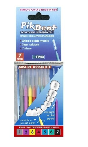 Pikdent stuzzicolino denti 7 pezzi