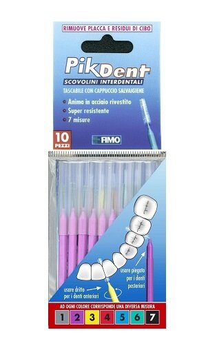 Pikdent stuzzicolino 2 viso 10 pezzi