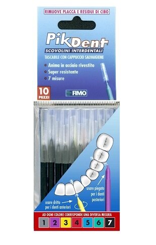Pikdent stuzzicolino 7 ne 10 pezzi