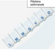 Pilloliera sittimanale plastica