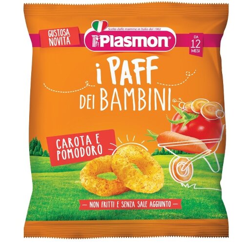 Plasmon dry snack paff carota pomodoro 15 g