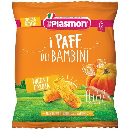 Plasmon dry snack paff zucca carote 15 g