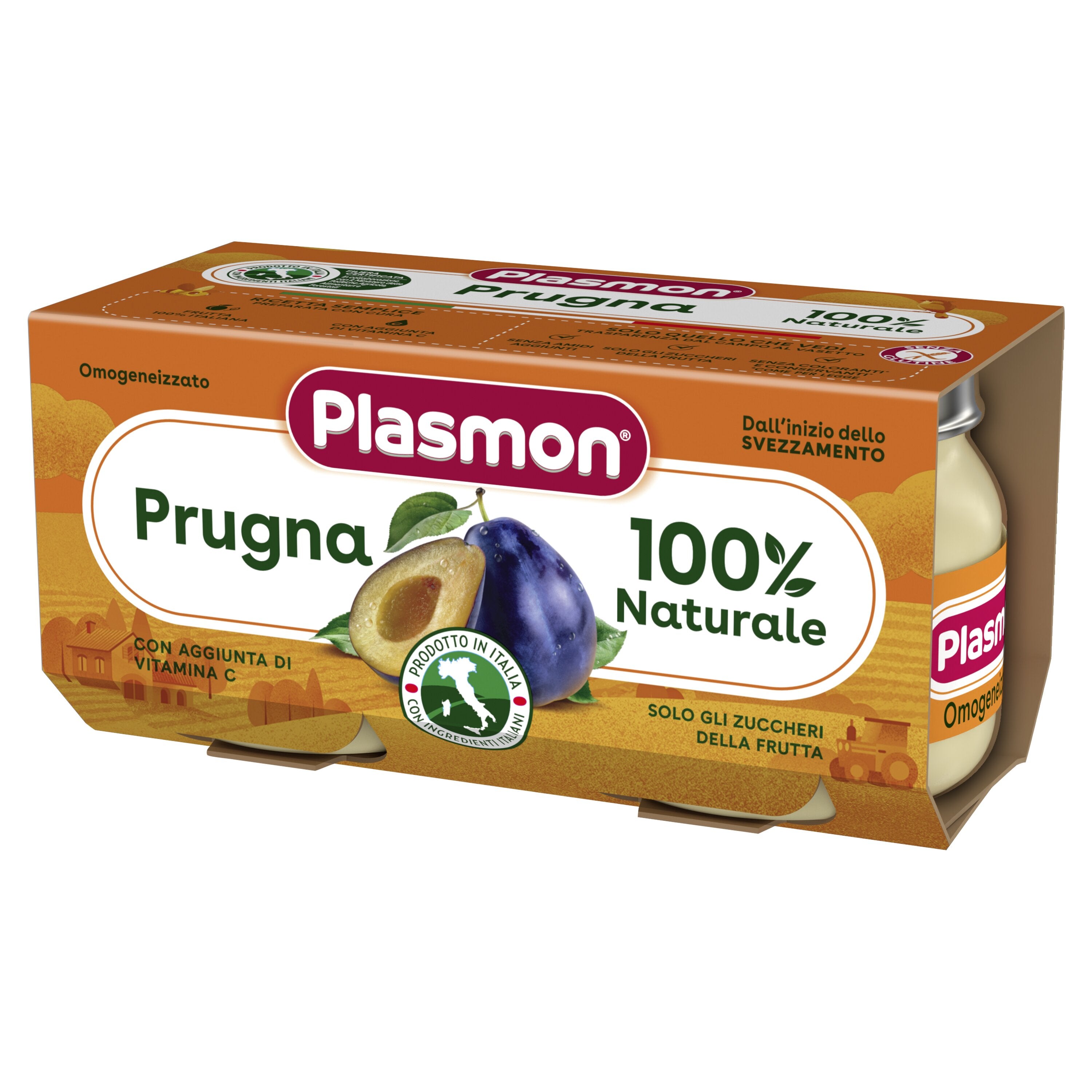 Plasmon omogeneizzato prugna 2 x 80 g
