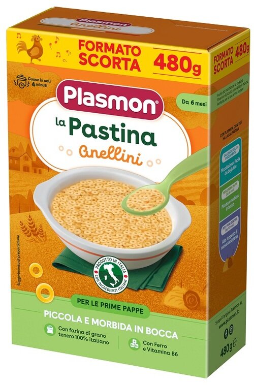 Plasmon pastina anellini 480 g