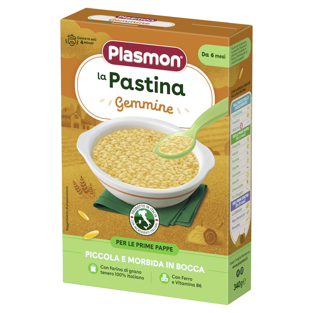 Plasmon pastina gemmine 480g