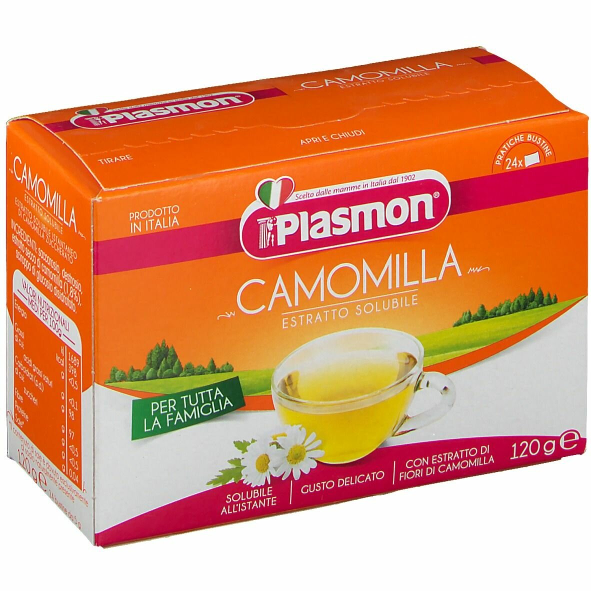 Plasmon tisana camomilla 24 bustine