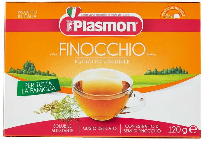 Plasmon tisana finocchio 24 buste