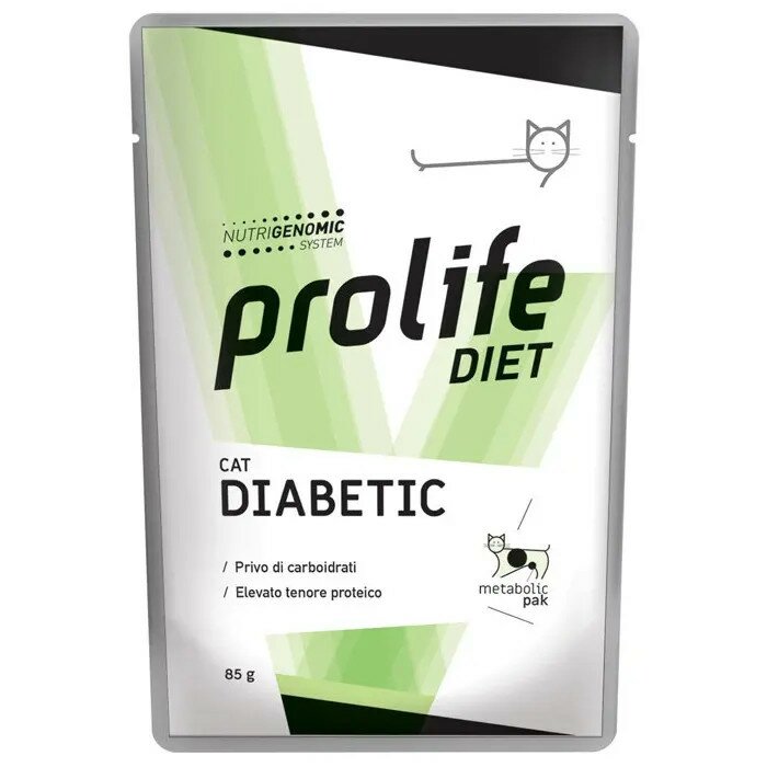 Prolife Veterinary Diabetic Cibo Umido Per Gatti Bustina 85g